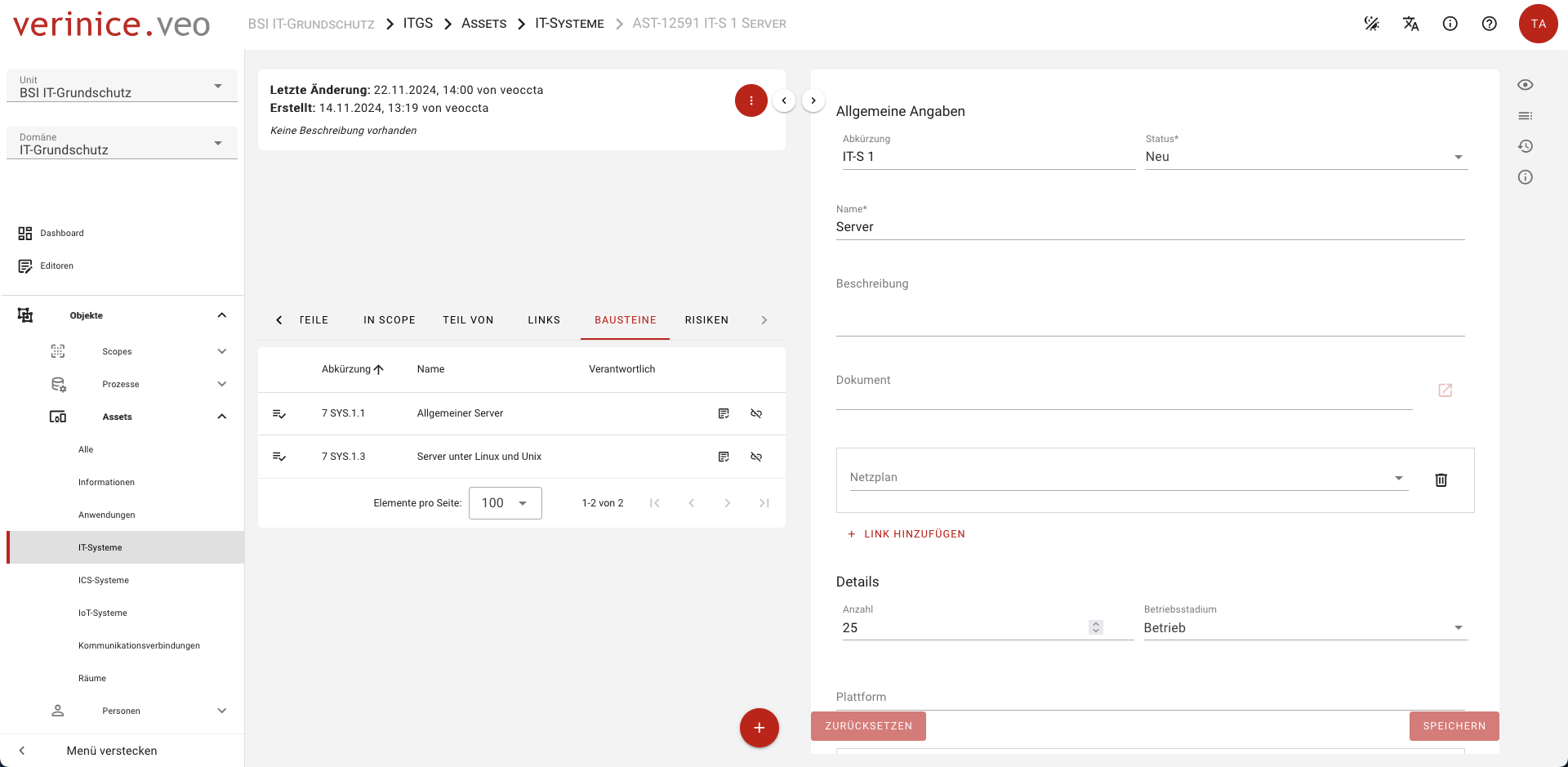 Modellierte Bausteine