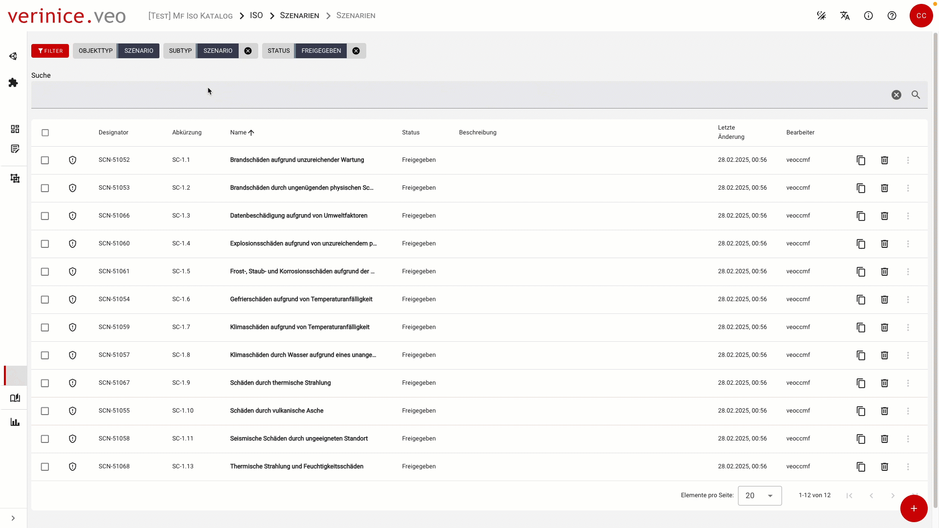 Mehrfachauswahl - Löschen
