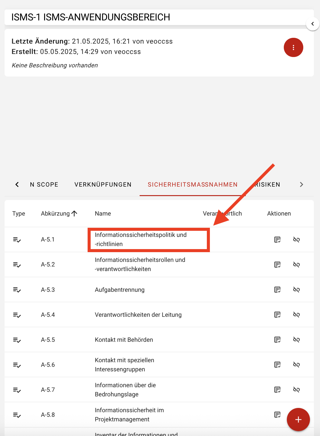 Auswahl von Sicherheitsmaßnahmen