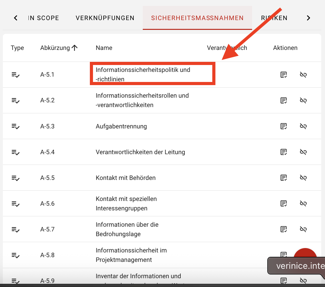 Auswahl von Sicherheitsmaßnahmen
